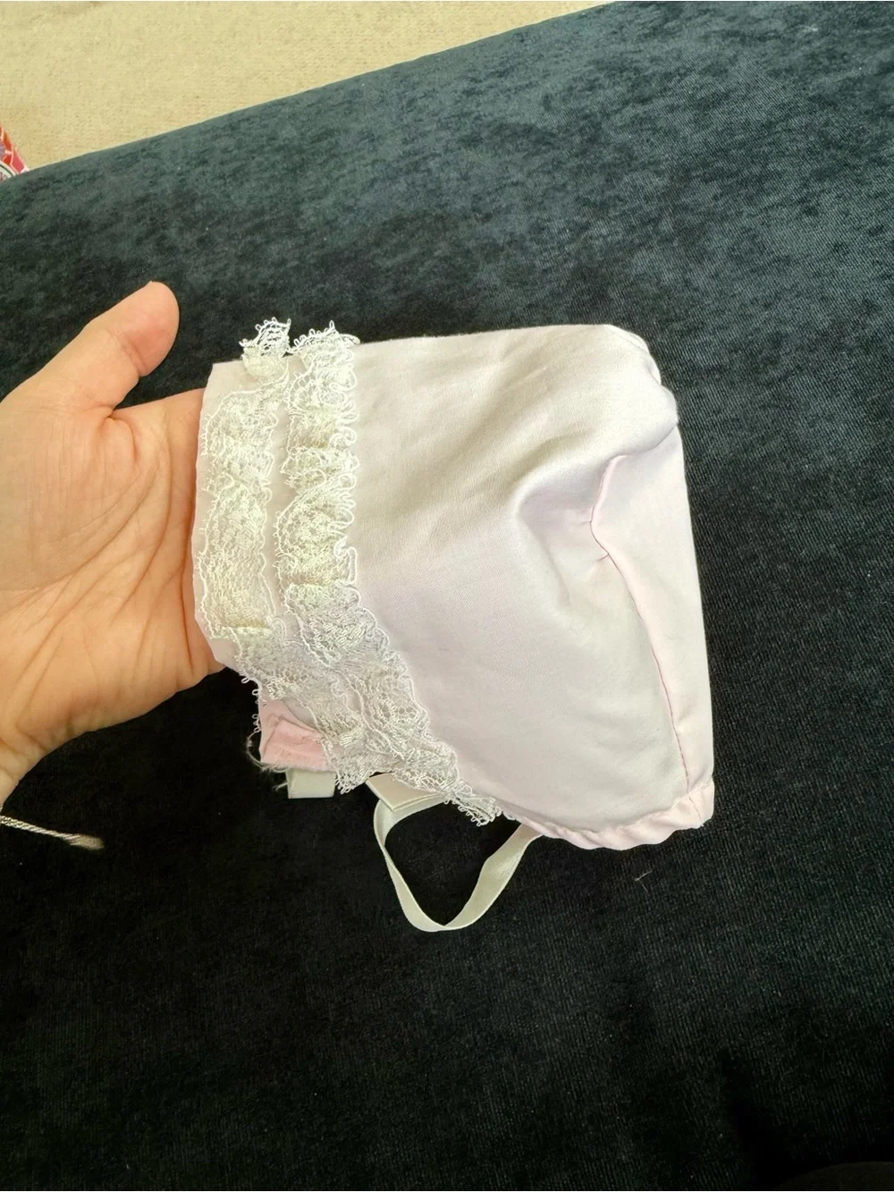 Two baby hats/bonnets
